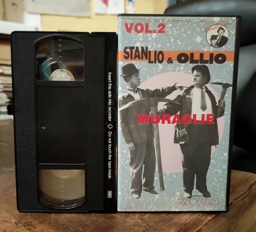 Vhs stanlio ollio muraglie - vhs,